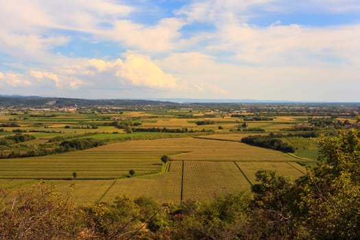 View of italian countryside