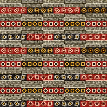 Tribal Colorful seamless tile texture