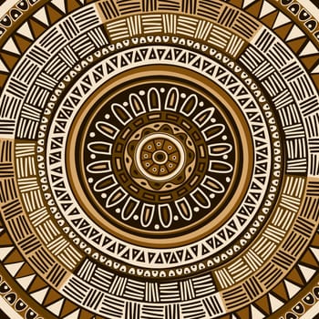Circle decorative ornamental pattern