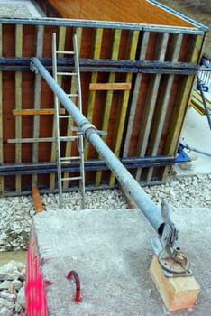 Support and cladding at Brueckenbau