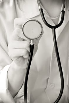 Doctor and stethoscope