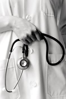 Doctor and stethoscope