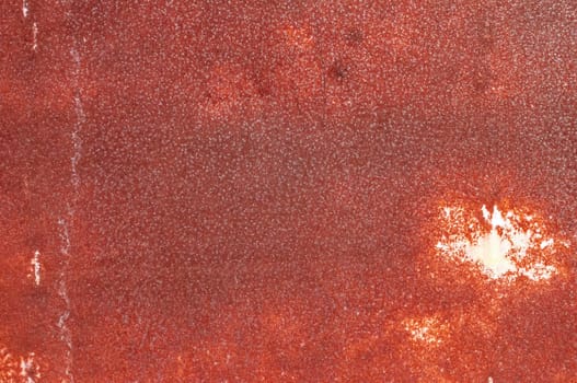 Weathered, rusted and corroded metal surface as background