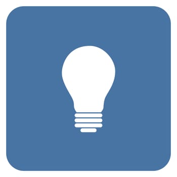 Basic bulb eco lamp simple Flat design.