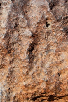 Hoba meteorite texture abstract background  - the largest meteorite ever found and the most massive naturally-occurring piece of iron known in the world, Namibia