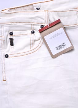 new trouser with price tag