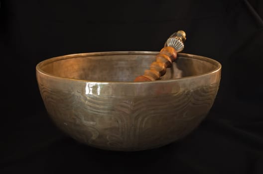Bell used during buddhist prayers and also in alternative medicine