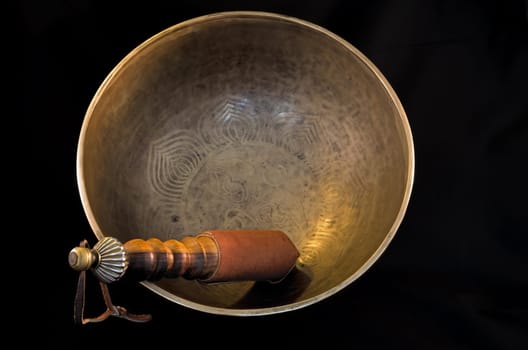 Bell used during buddhist prayers and also in alternative medicine