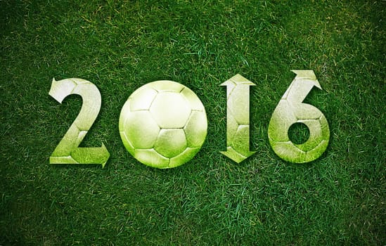 Happy new sport year 2016 with Football, the same concept available for 2017 year.