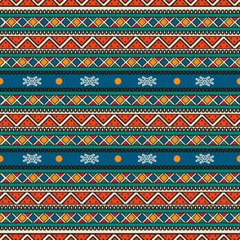 Tribal seamless pattern, abstract art
