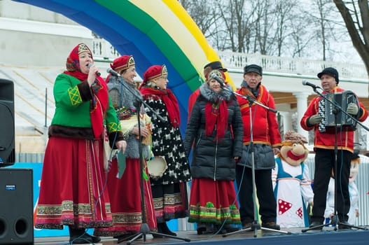 PODOLSK, OSTAFIEVO, RUSSIA - MARCH 17