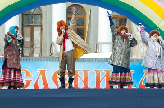PODOLSK, OSTAFIEVO, RUSSIA - MARCH 17