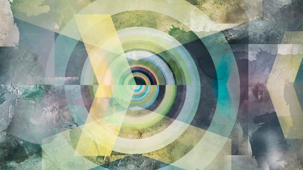 Goal spiral abstract concept