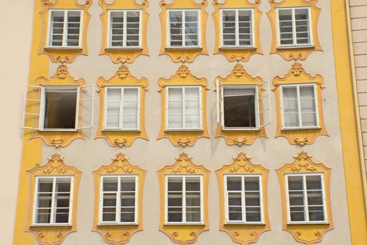 Birthplace of Wolfgang Amadeus Mozart (Salzburg, Austria). Horizontally.