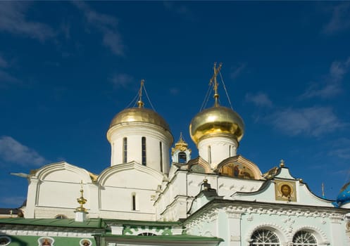 The Trinity Lavra of St. Sergius is the most important Russian monastery and the spiritual centre of the Russian Orthodox Church. The monastery is situated in the town of Sergiyev Posad, about 90 km to the north-east from Moscow by the road leading to Yaroslavl, and currently is home to over 300 monks