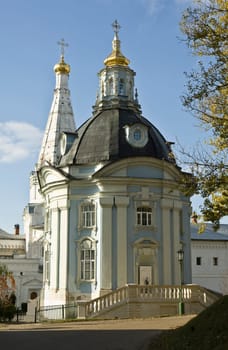 The Trinity Lavra of St. Sergius is the most important Russian monastery and the spiritual centre of the Russian Orthodox Church. The monastery is situated in the town of Sergiyev Posad, about 90 km to the north-east from Moscow by the road leading to Yaroslavl, and currently is home to over 300 monks
