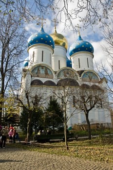 The Trinity Lavra of St. Sergius is the most important Russian monastery and the spiritual centre of the Russian Orthodox Church. The monastery is situated in the town of Sergiyev Posad, about 90 km to the north-east from Moscow by the road leading to Yaroslavl, and currently is home to over 300 monks