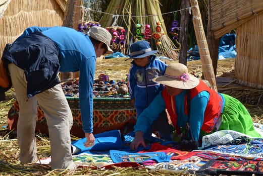 LAKE TITICACA, PERU - AUGUST 3