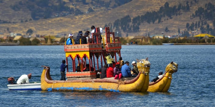 LAKE TITICACA, PERU - AUGUST 6