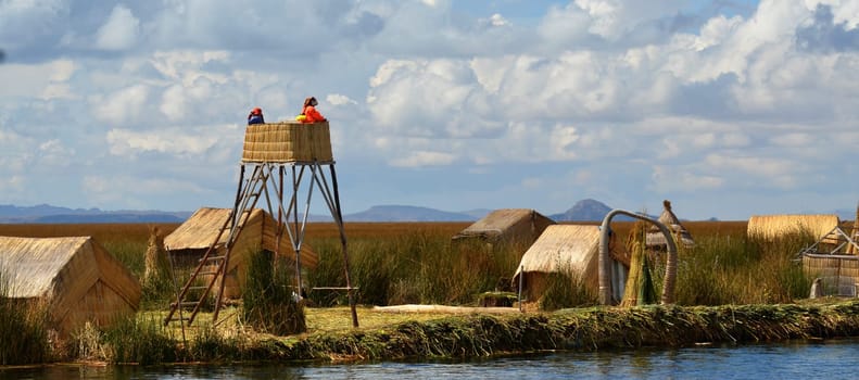 LAKE TITICACA, PERU - AUGUST 3
