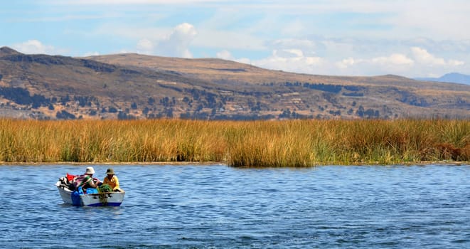 LAKE TITICACA, PERU - AUGUST 6
