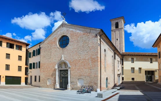 View of Church of Santa Maria degli Angeli in Pordenone