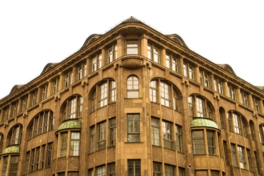 Facade in Berlin, capital city of Germany .