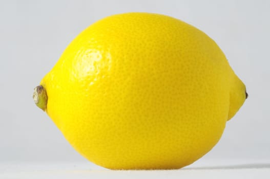 Very Ripe Healthy Lemon on a White Background