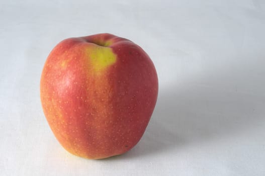 Very Ripe Healthy Apple on a White Background