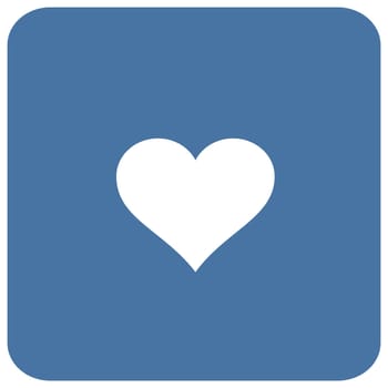 Heart shinning in light. Simple flat design.