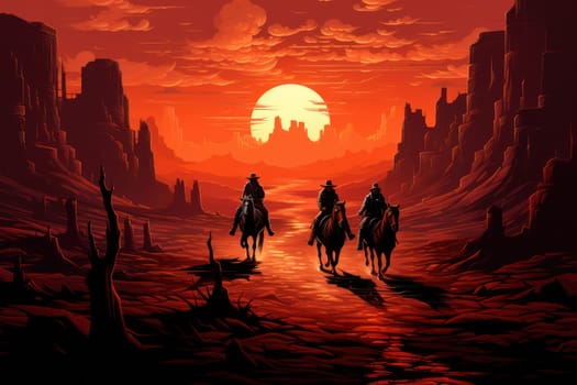 An awe-inspiring portrayal of fabled phoenix riders, gracefully soaring through the skies astride magnificent fiery avian creatures.