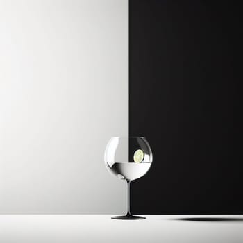 A beautiful picture of a refreshing cocktail. Generative AI. High quality illustration