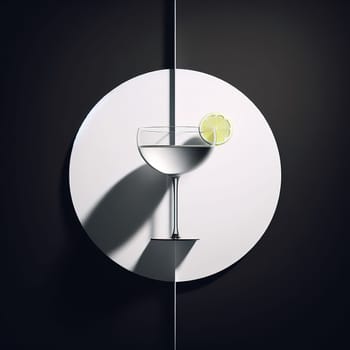 A beautiful picture of a refreshing cocktail. Generative AI. High quality illustration