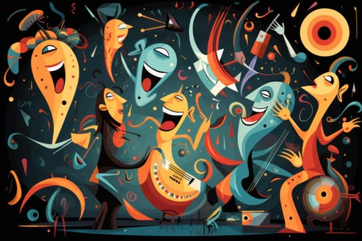 A whimsical portrayal of mischievous laughter sprites, their infectious joy and mirth radiating as they frolic through enchanted meadows.