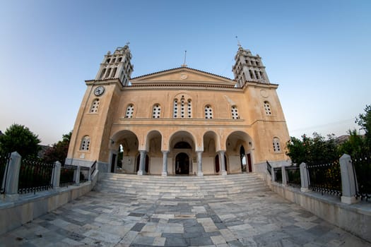 Church of holy Trinity in Lefkes, Paros, Greece