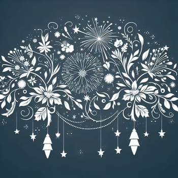 Glasses of champagne for the holiday. Generative AI. High quality photo