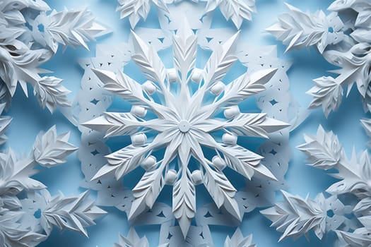 An artistic masterpiece showcasing the exquisite details and singular beauty of individual snowflakes, captured through the lens of macro photography, unraveling their complex, one-of-a-kind designs.