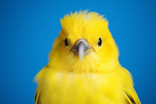 Domestic wing colorful cute pets nature beak isolated wildlife animal birds canary portrait yellow small feathers avian captivity parrot