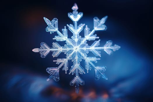 An artistic masterpiece showcasing the exquisite details and singular beauty of individual snowflakes, captured through the lens of macro photography, unraveling their complex, one-of-a-kind designs.