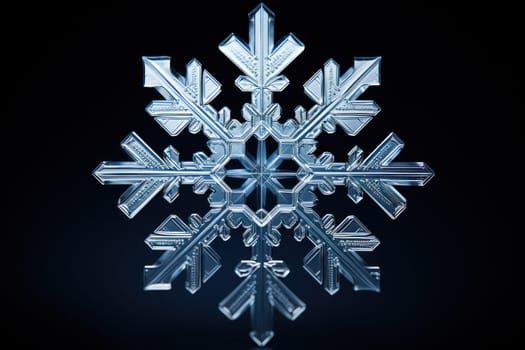 An artistic masterpiece showcasing the exquisite details and singular beauty of individual snowflakes, captured through the lens of macro photography, unraveling their complex, one-of-a-kind designs.