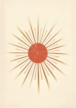 Radial sunburst vintage sun round retro symbol design shape light illustration burst abstract star element art style circle