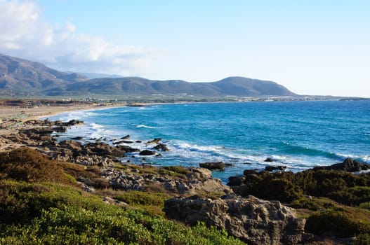 Falassarna Beach has won prizes for being the most beautiful beach in Crete and is always one of the top ten beaches in Europe, with its wonderful, fine white sand and warm, crystal-clear water.