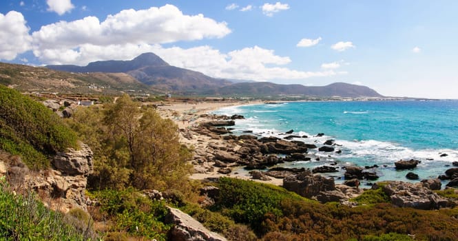Falassarna Beach has won prizes for being the most beautiful beach in Crete and is always one of the top ten beaches in Europe, with its wonderful, fine white sand and warm, crystal-clear water.