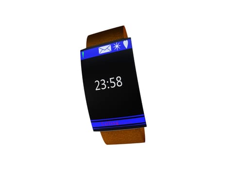 render of a conceptual smart watch for adv or others purpose use
