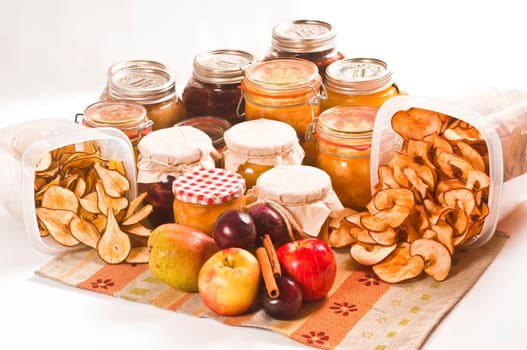 Preserved and dried fruit