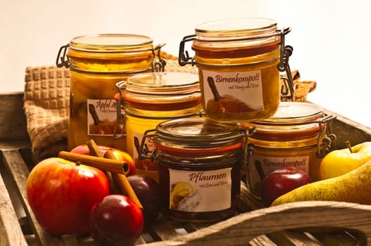 Preserved and dried fruit