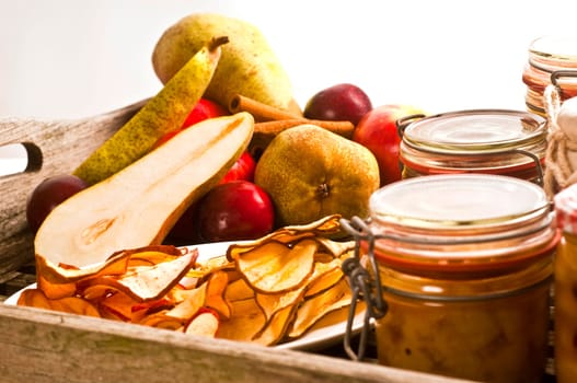 Preserved and dried fruit