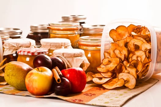 Preserved and dried fruit