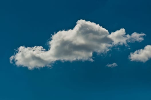 blue sky with white clouds