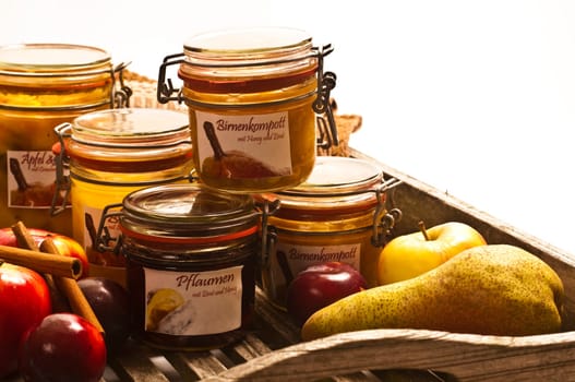 Preserved and dried fruit